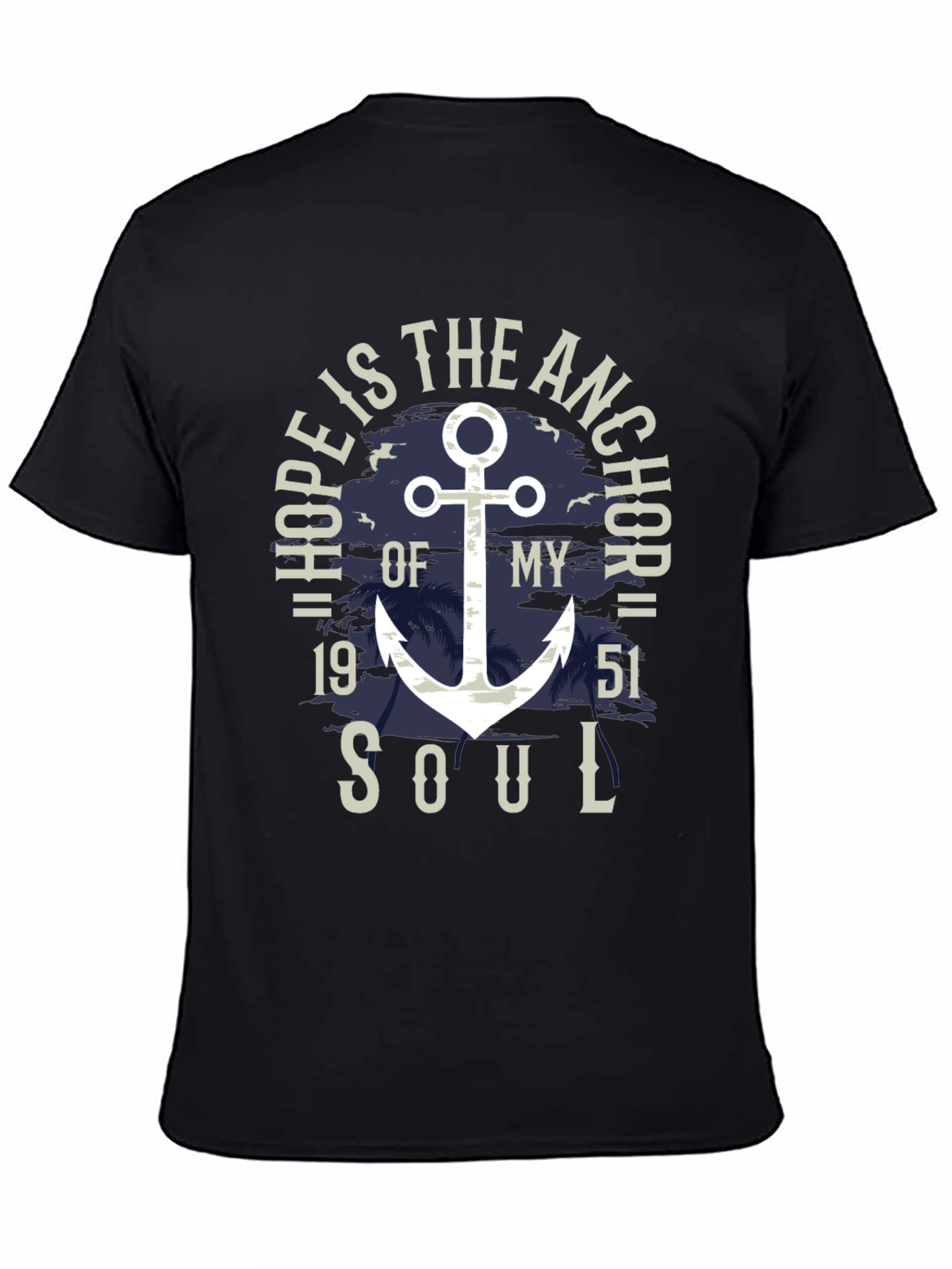 Hope Anchor Soul Graphic T-Shirt - Stylish Menswear
