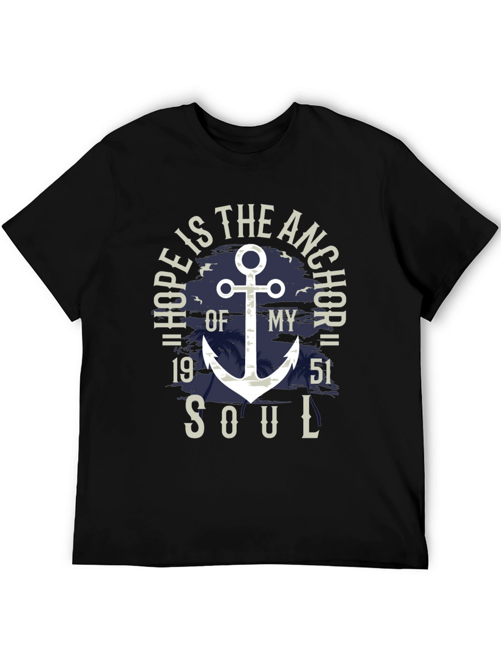 Hope Anchor Soul Graphic T-Shirt - Stylish Menswear