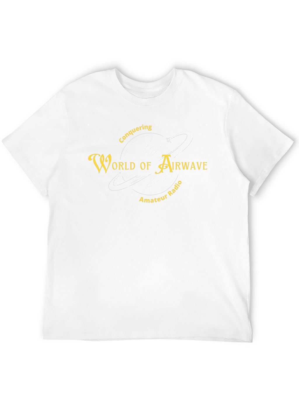 World of Airwave Amateur Radio Black T-Shirt