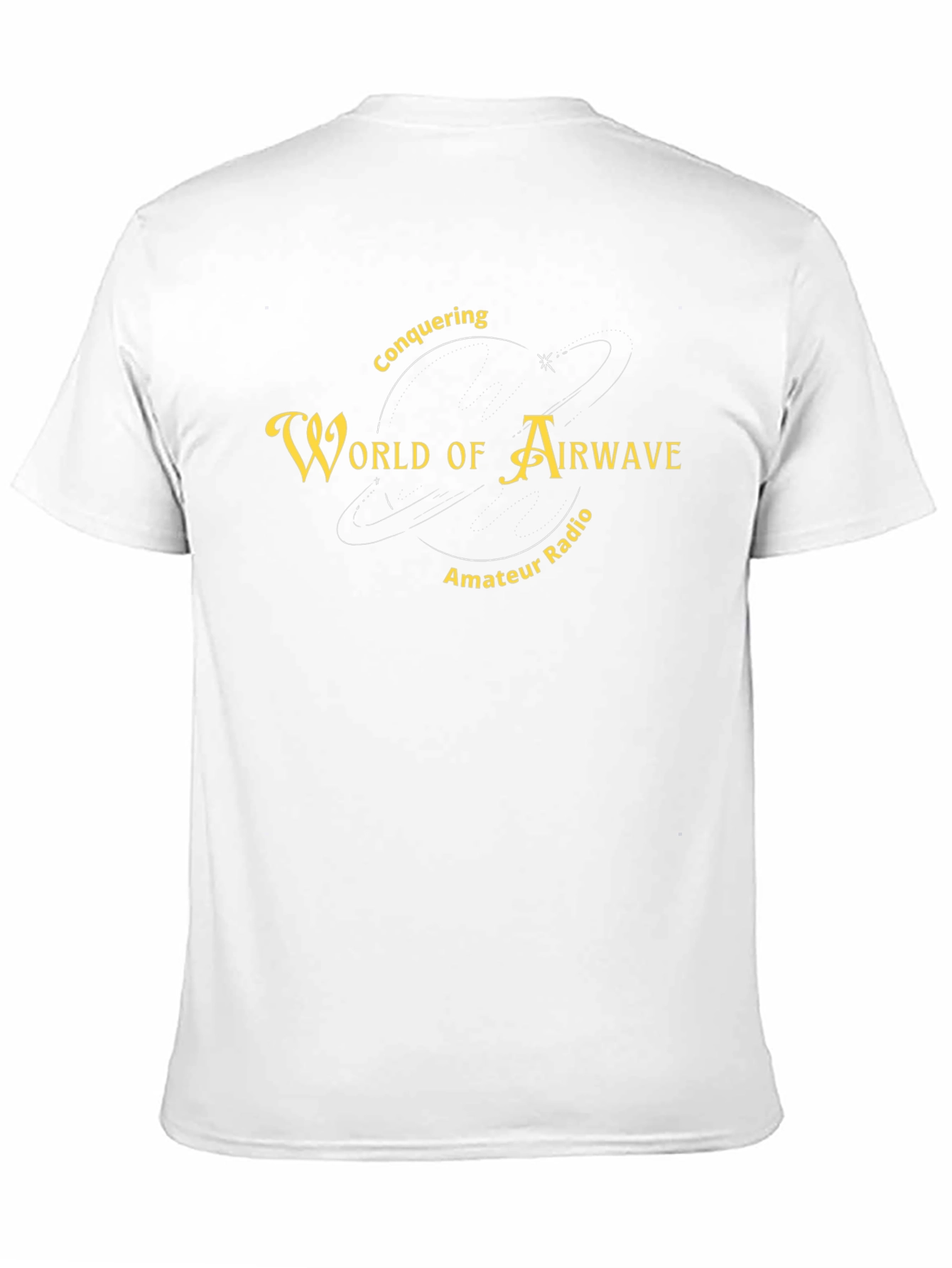 World of Airwave Amateur Radio Black T-Shirt