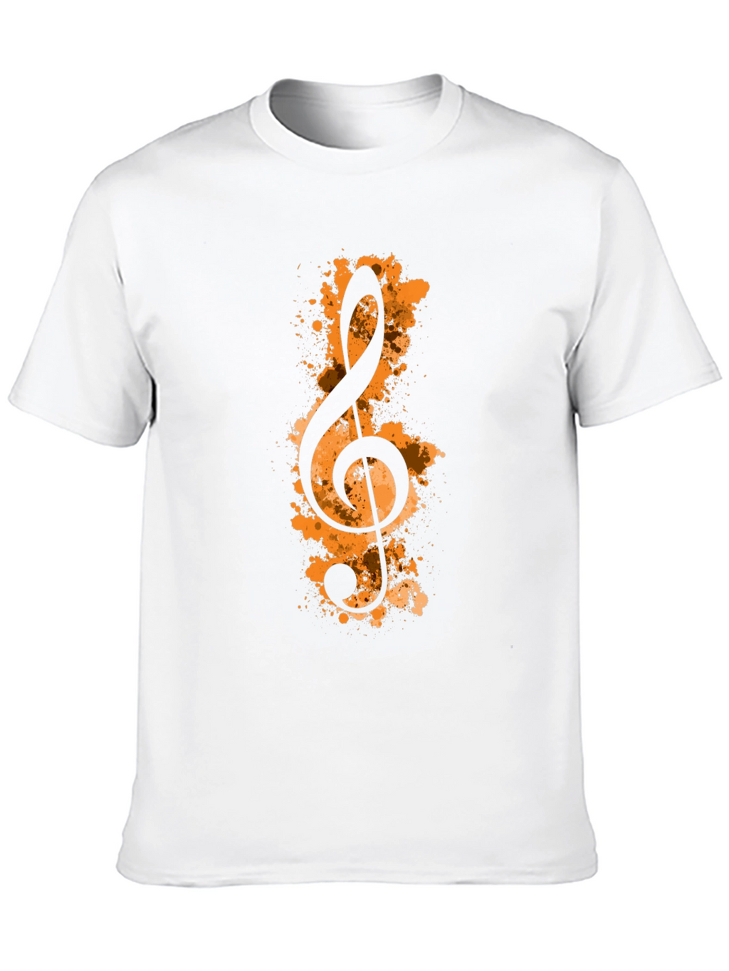 Music Note Graphic Black T-Shirt