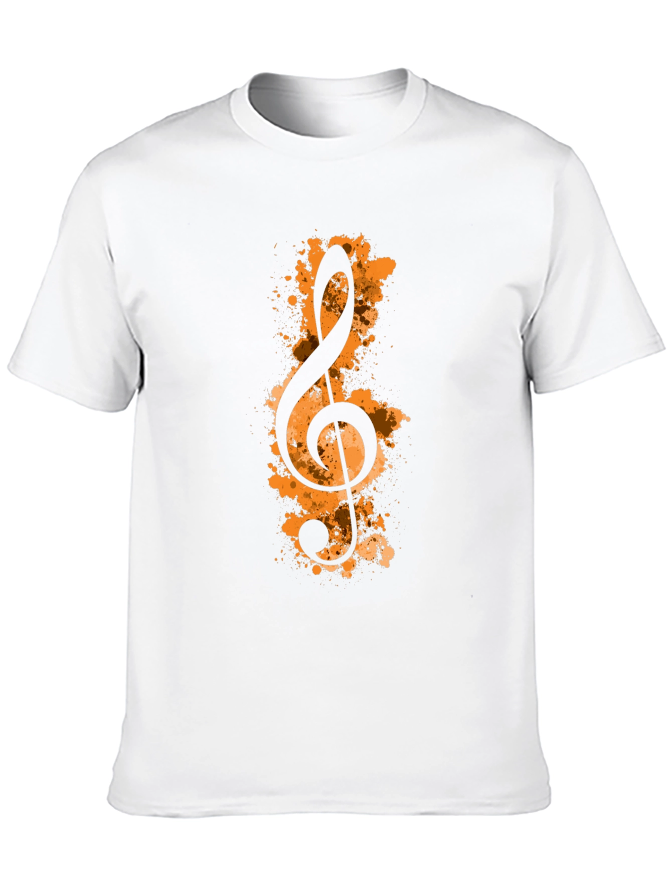Music Note Graphic Black T-Shirt