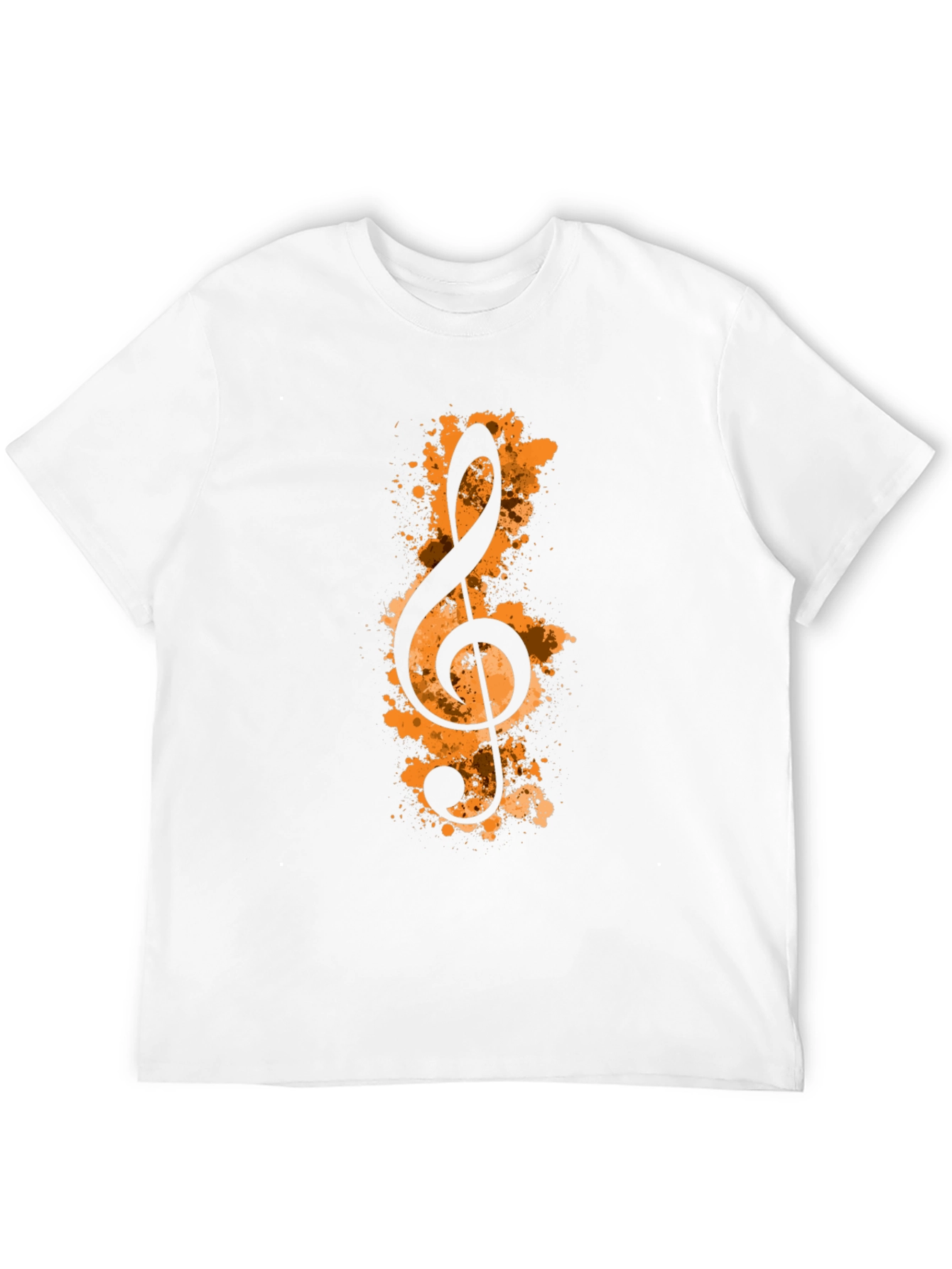 Music Note Graphic Black T-Shirt
