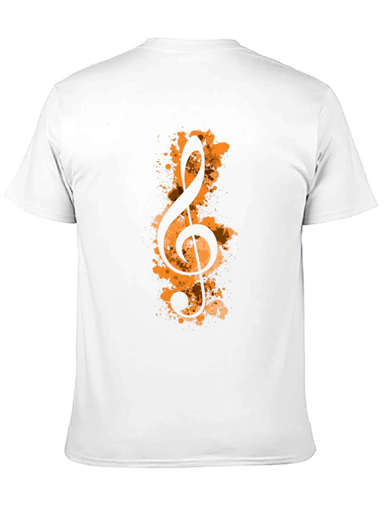 Music Note Graphic Black T-Shirt