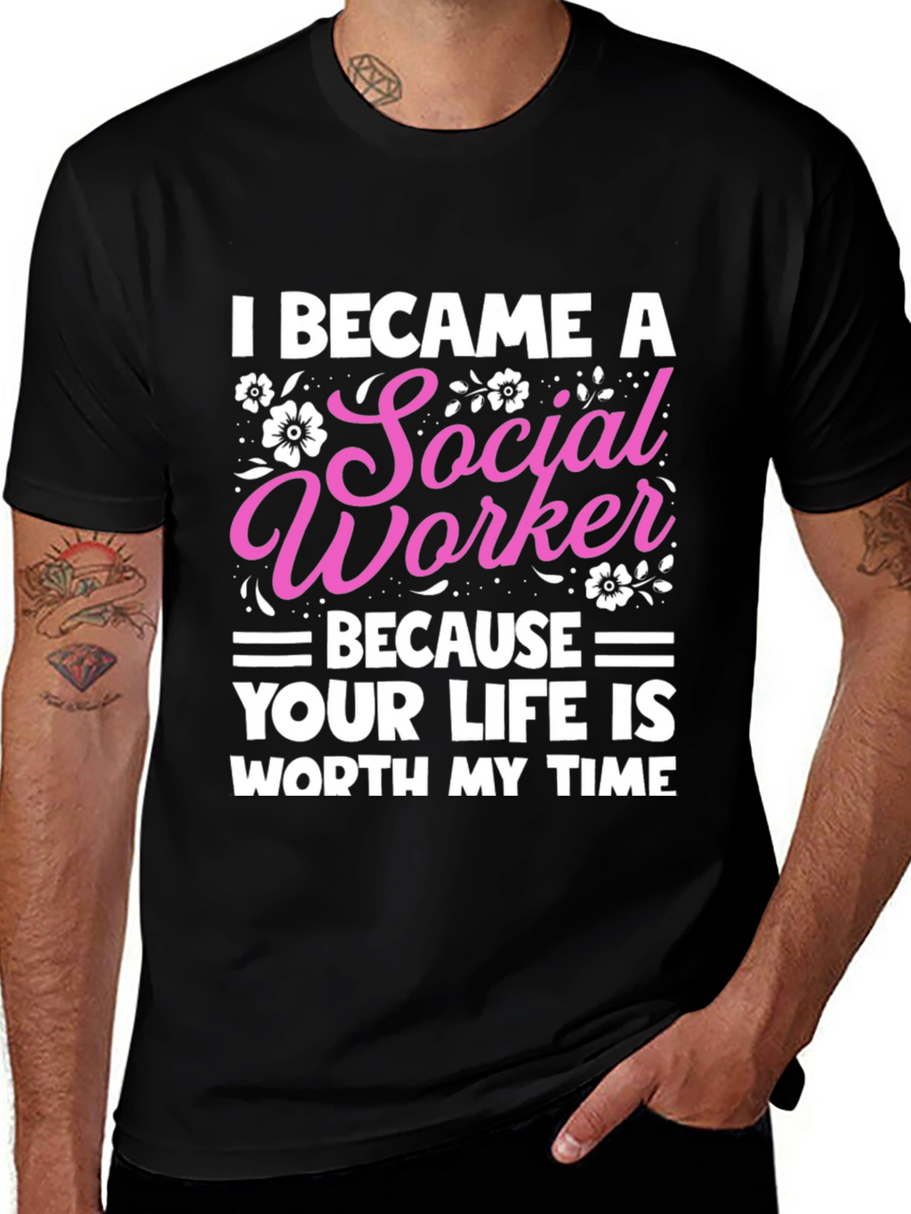 Social Worker T-Shirt: Worth My Time