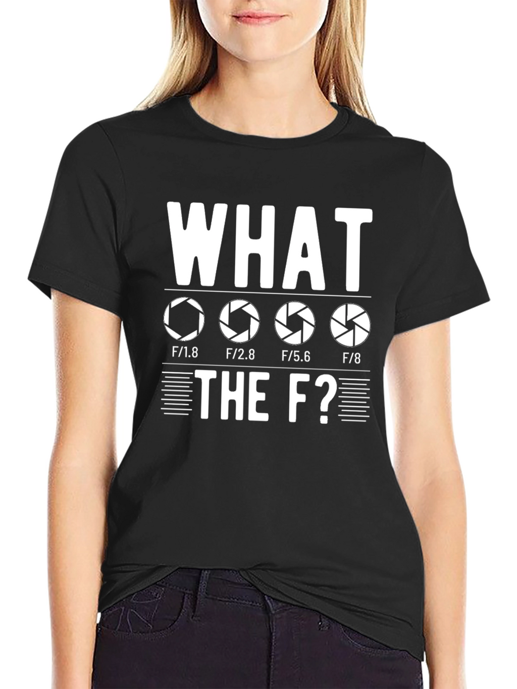 Photographer Humor T-Shirt - What the F-Stop?