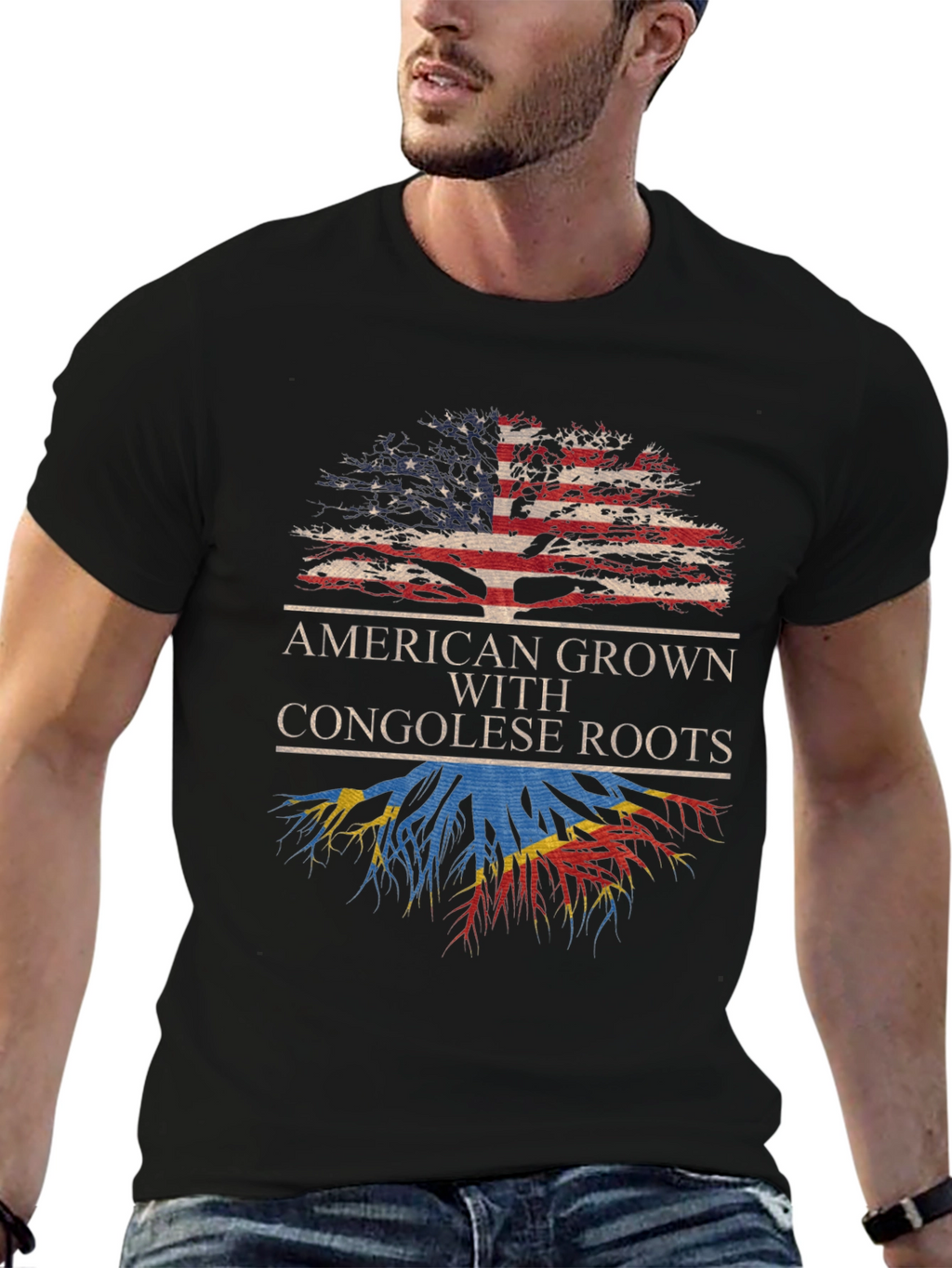 American Grown with Congolese Roots T-Shirt