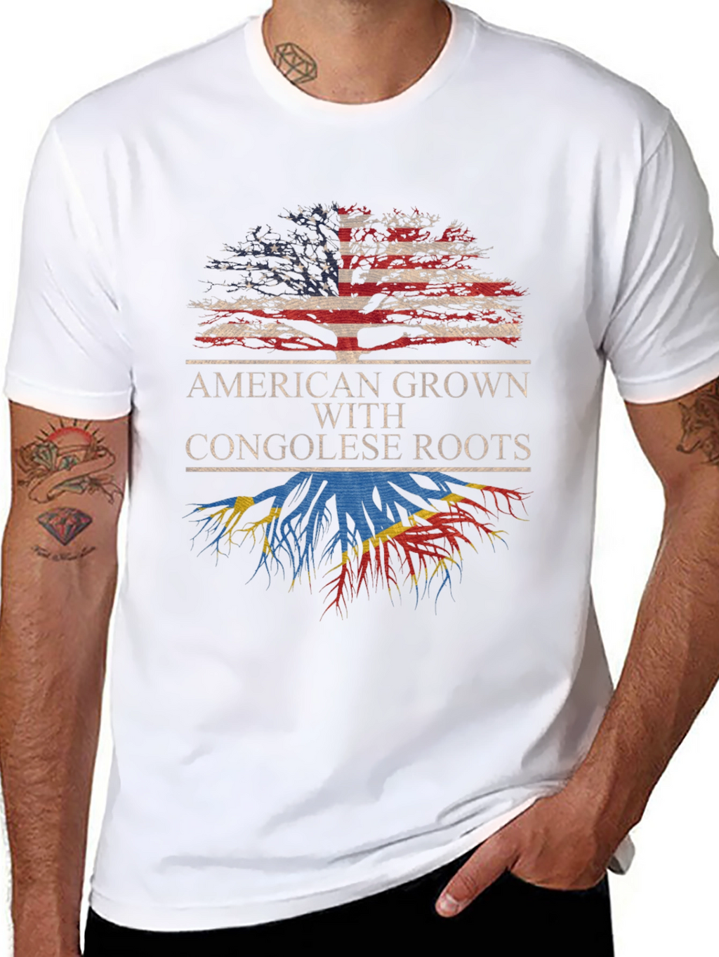 American Grown with Congolese Roots T-Shirt
