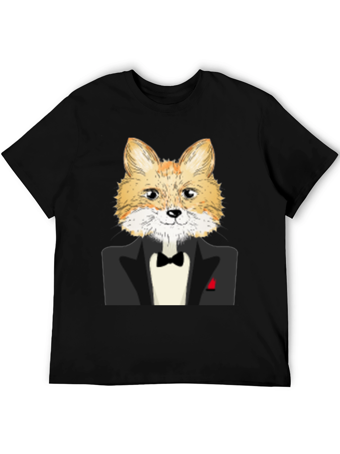 Fox in Tuxedo Graphic T-Shirt - Stylish & Unique Design
