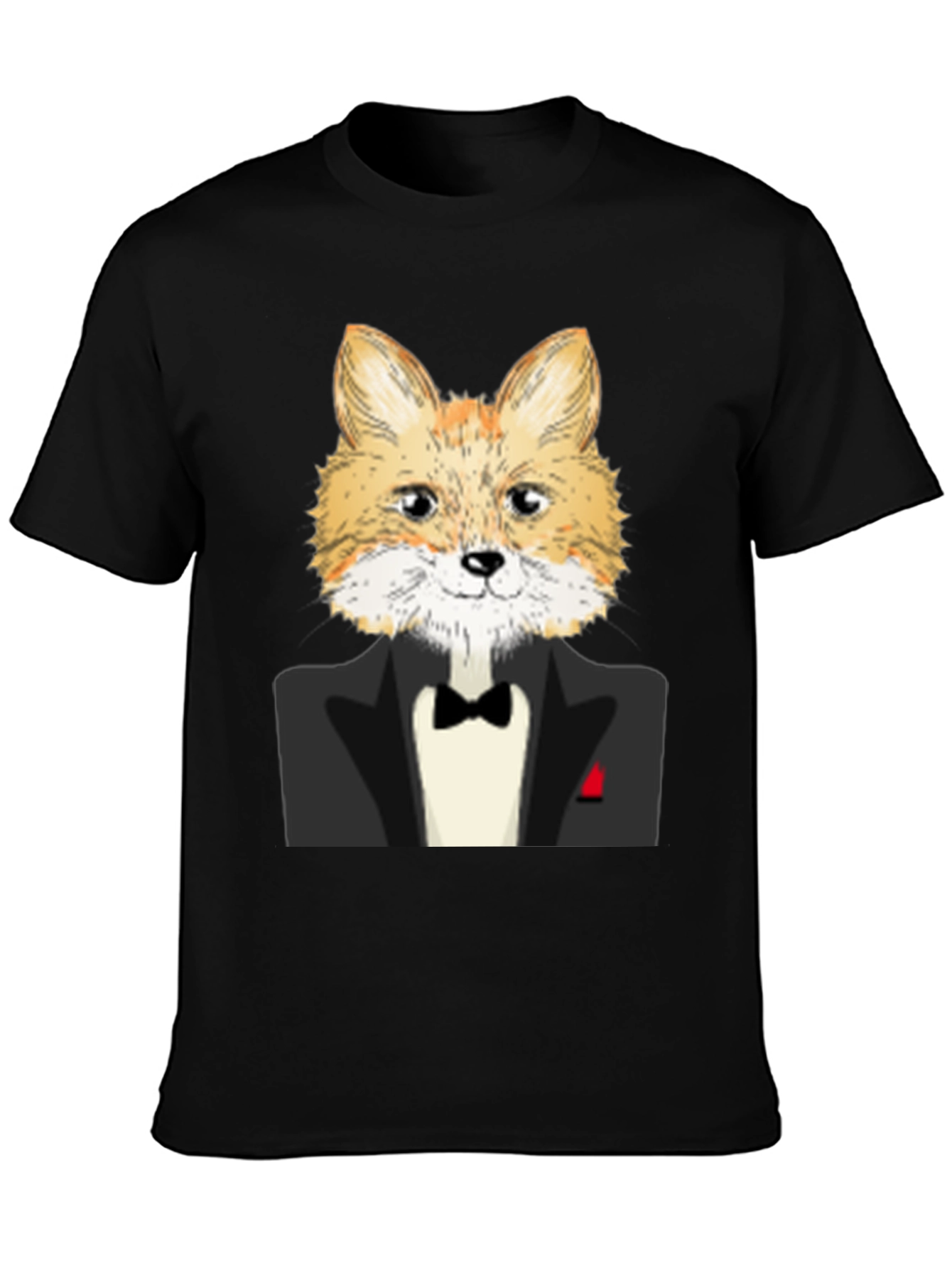 Fox in Tuxedo Graphic T-Shirt - Stylish & Unique Design