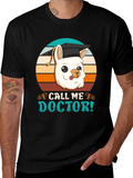 Doctor Llama Graphic T-Shirt