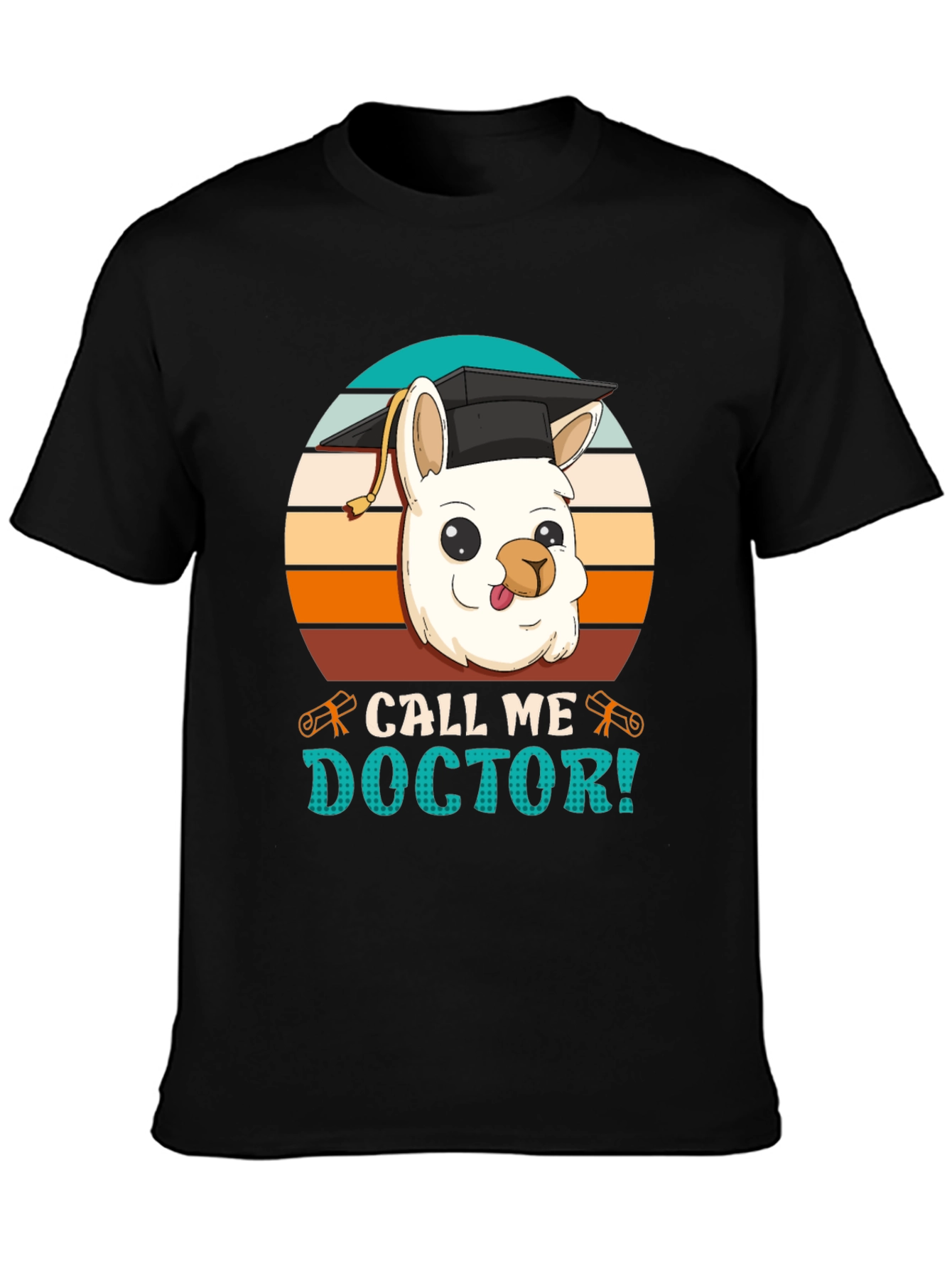 Doctor Llama Graphic T-Shirt