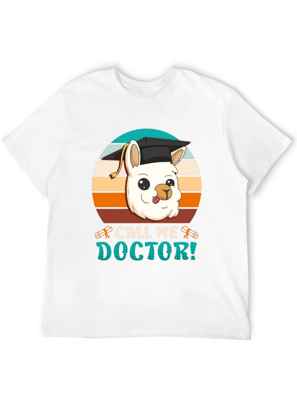 Doctor Llama Graphic T-Shirt