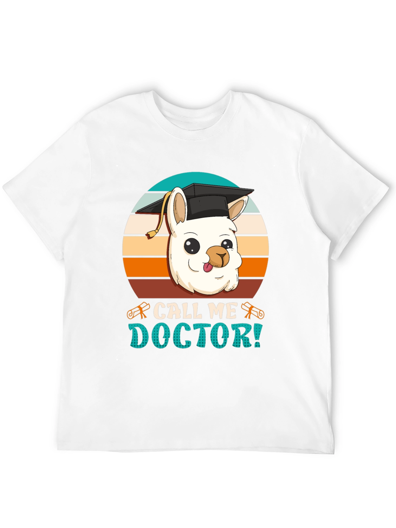 Doctor Llama Graphic T-Shirt