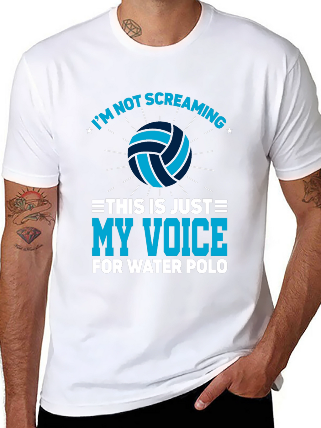 Water Polo Voice T-Shirt - Funny Player Tee