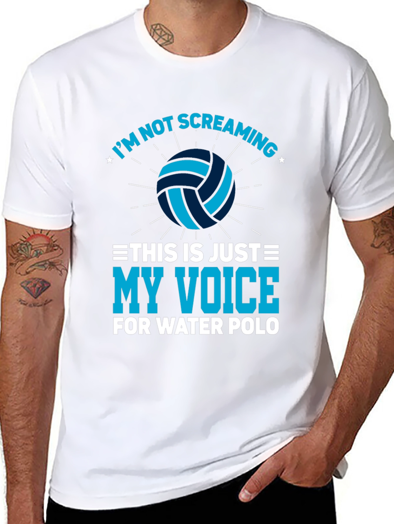 Water Polo Voice T-Shirt - Funny Player Tee