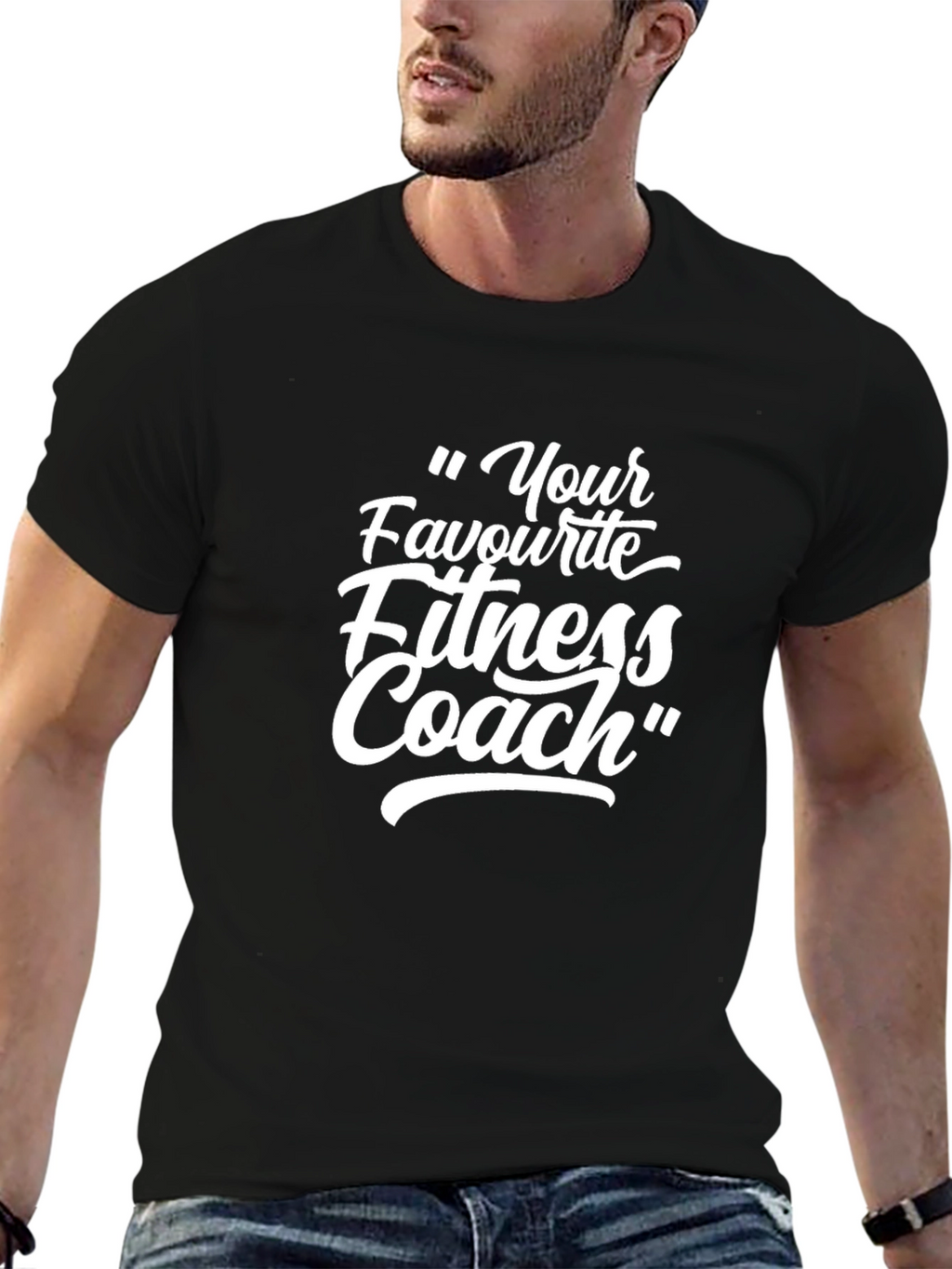 Fitness Coach Graphic Tee - Workout Motivation T-Shirt