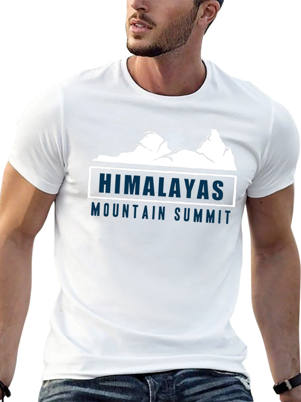 Himalayas Mountain Summit Graphic T-Shirt