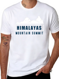 Himalayas Mountain Summit Graphic T-Shirt