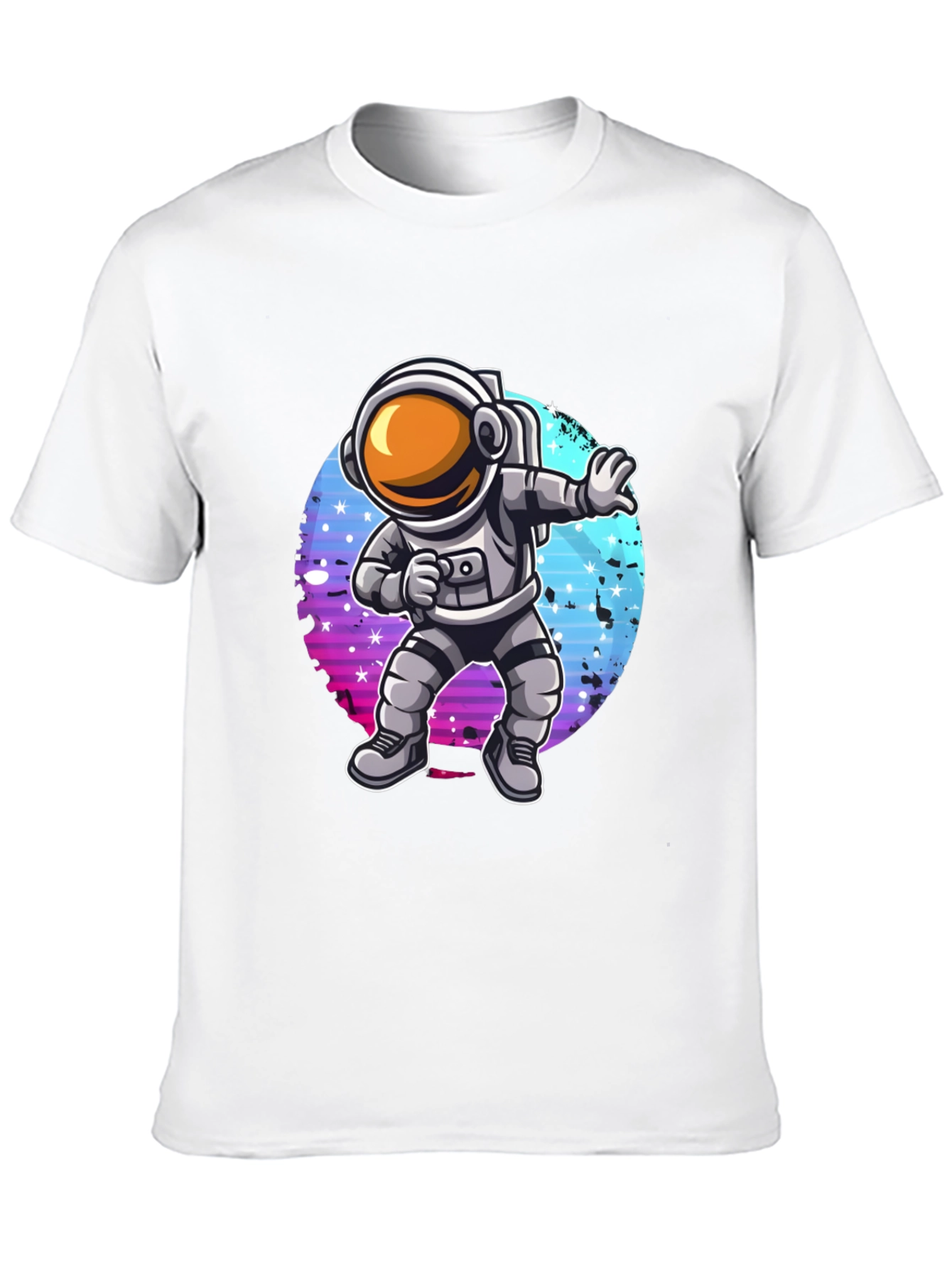 Dabbing Astronaut Graphic T-Shirt