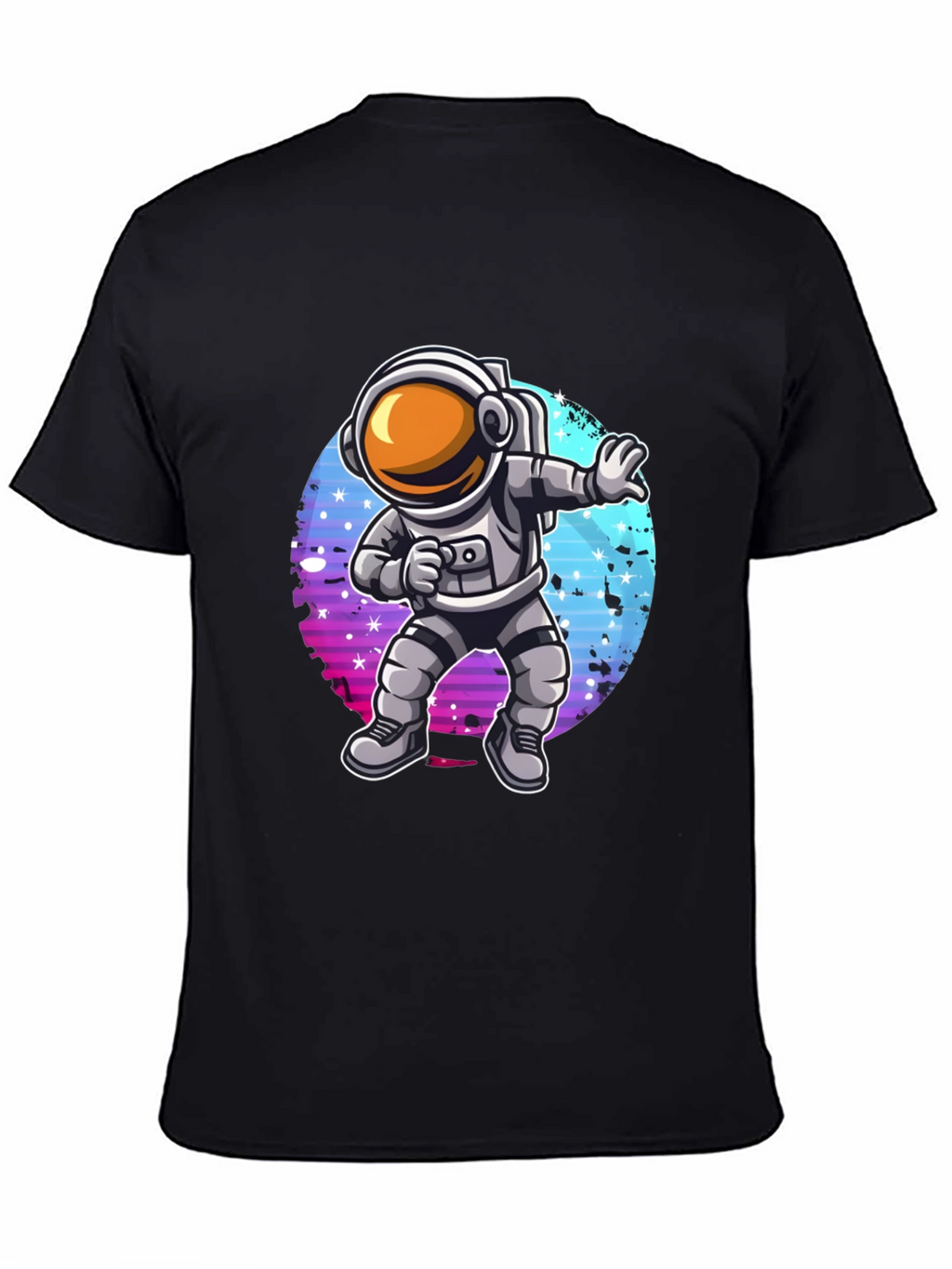 Dabbing Astronaut Graphic T-Shirt