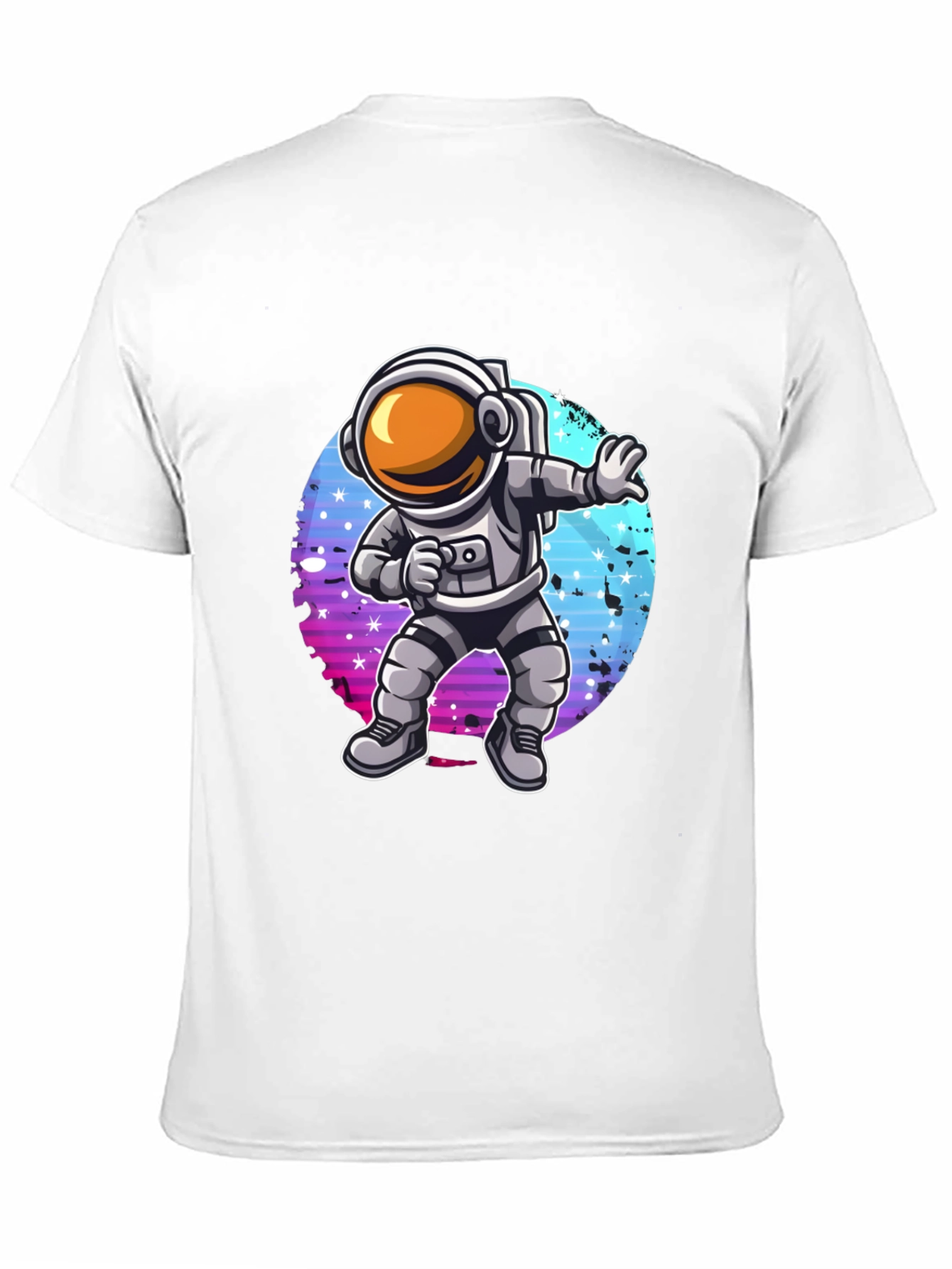 Dabbing Astronaut Graphic T-Shirt
