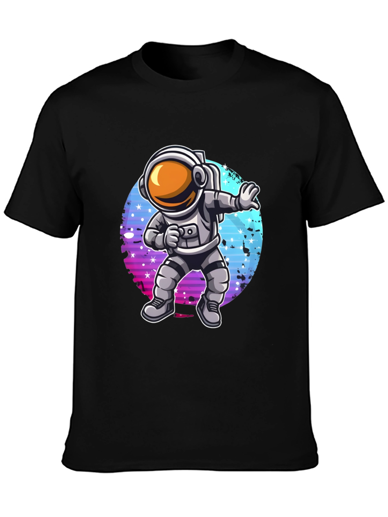 Dabbing Astronaut Graphic T-Shirt