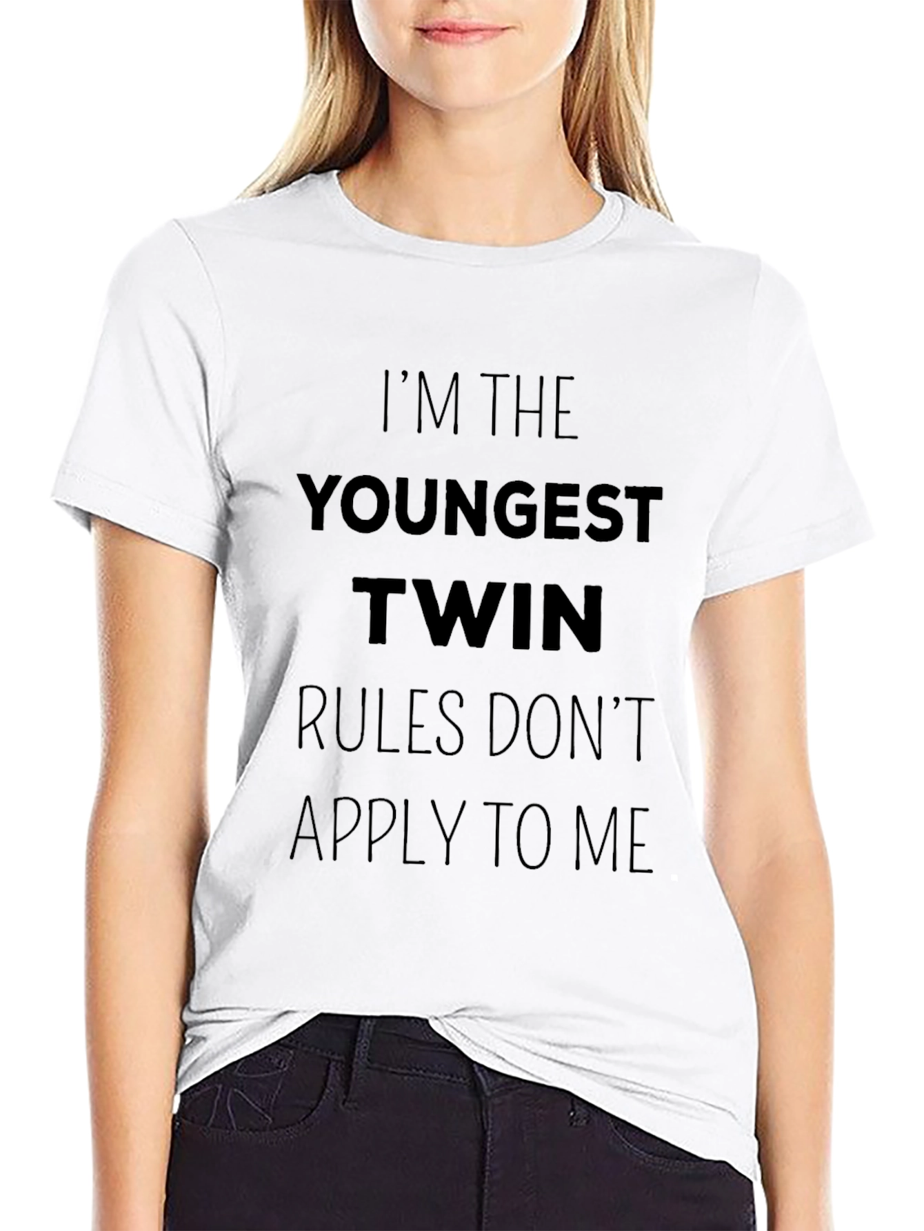 Youngest Twin Rules Dont Apply T-Shirt