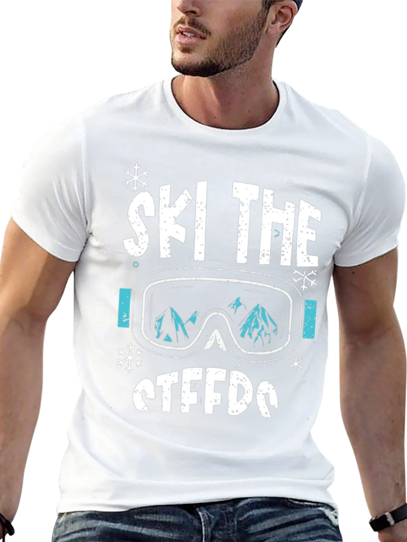 Ski The Steeds Graphic Tee - Black