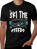 Ski The Steeds Graphic Tee - Black