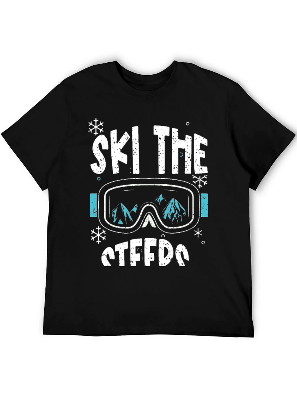 Ski The Steeds Graphic Tee - Black