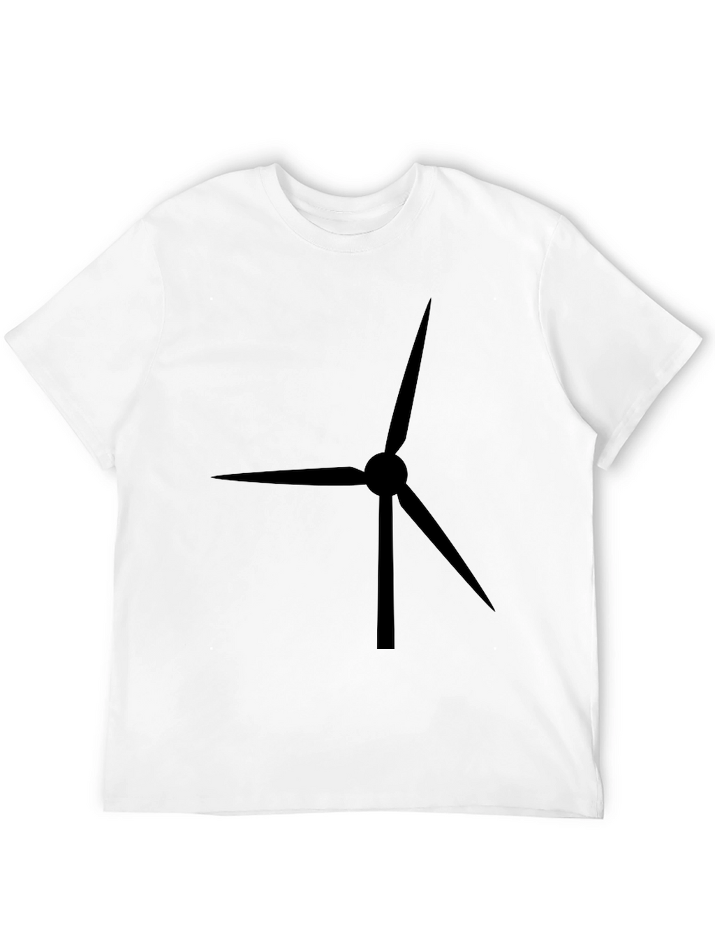 Wind Turbine Black T-Shirt