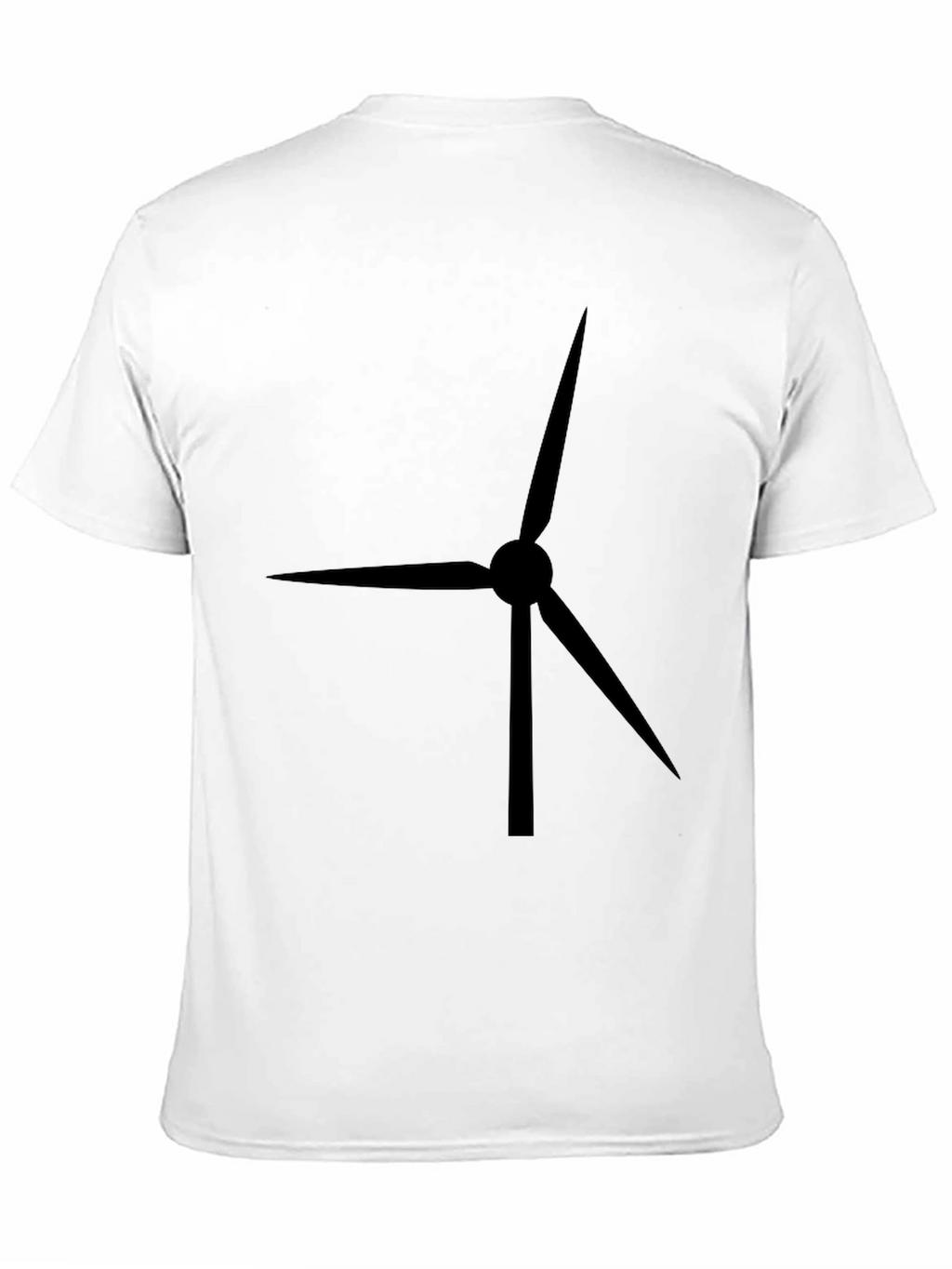 Wind Turbine Black T-Shirt