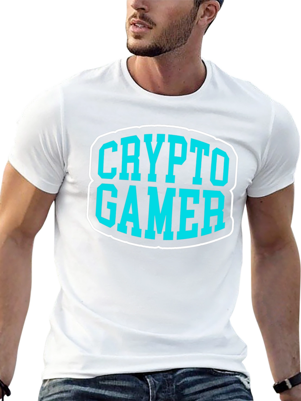 Crypto Gamer Black Graphic Tee