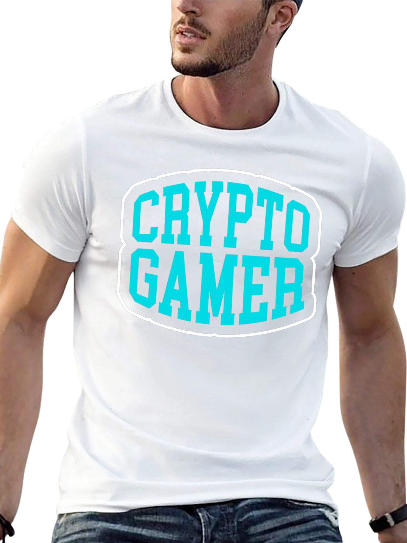 Crypto Gamer Black Graphic Tee