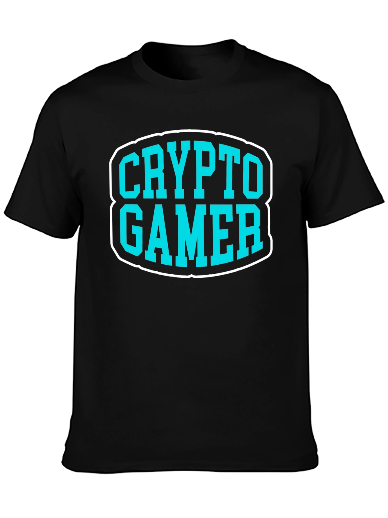 Crypto Gamer Black Graphic Tee
