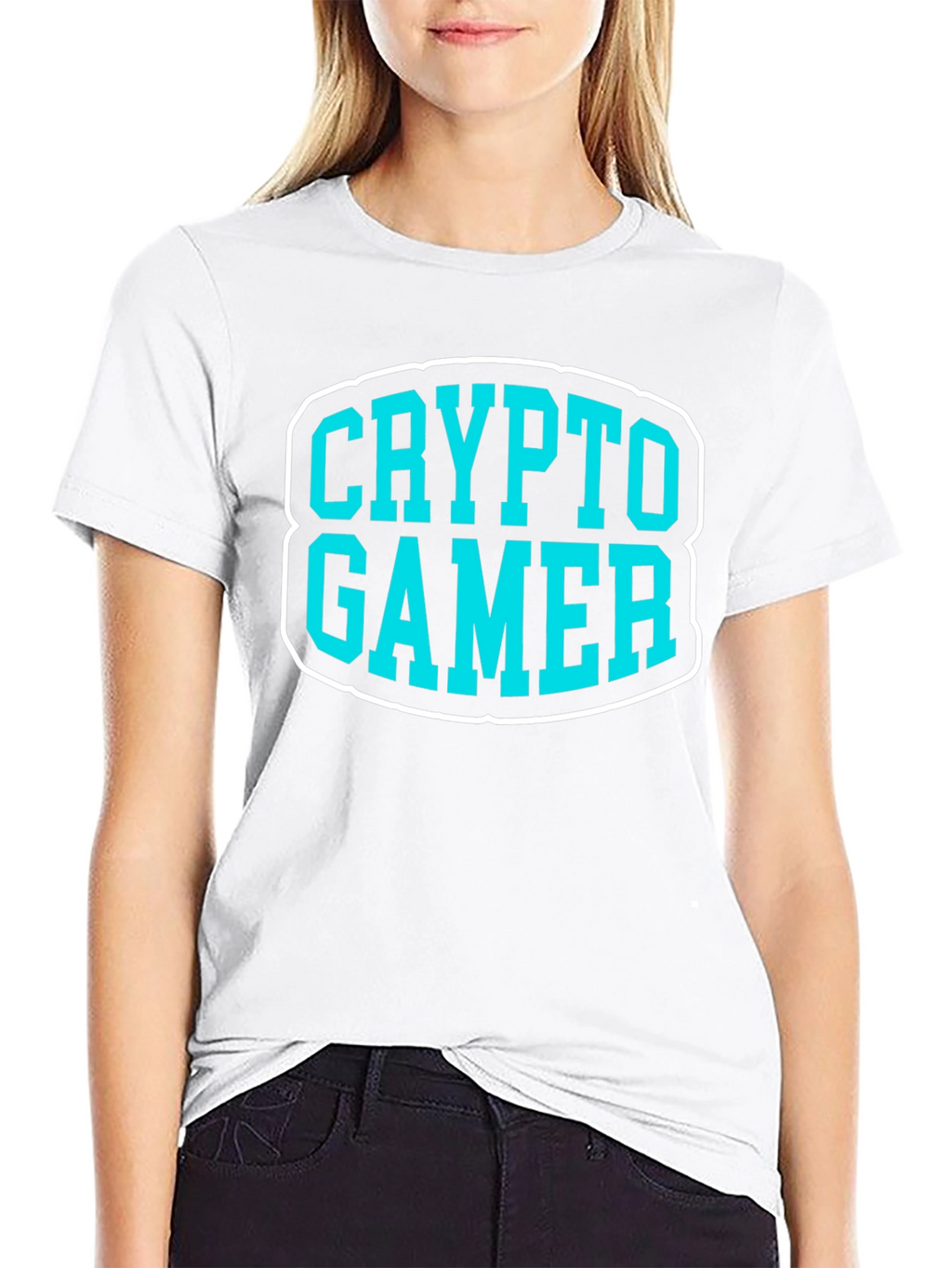 Crypto Gamer Black Graphic Tee