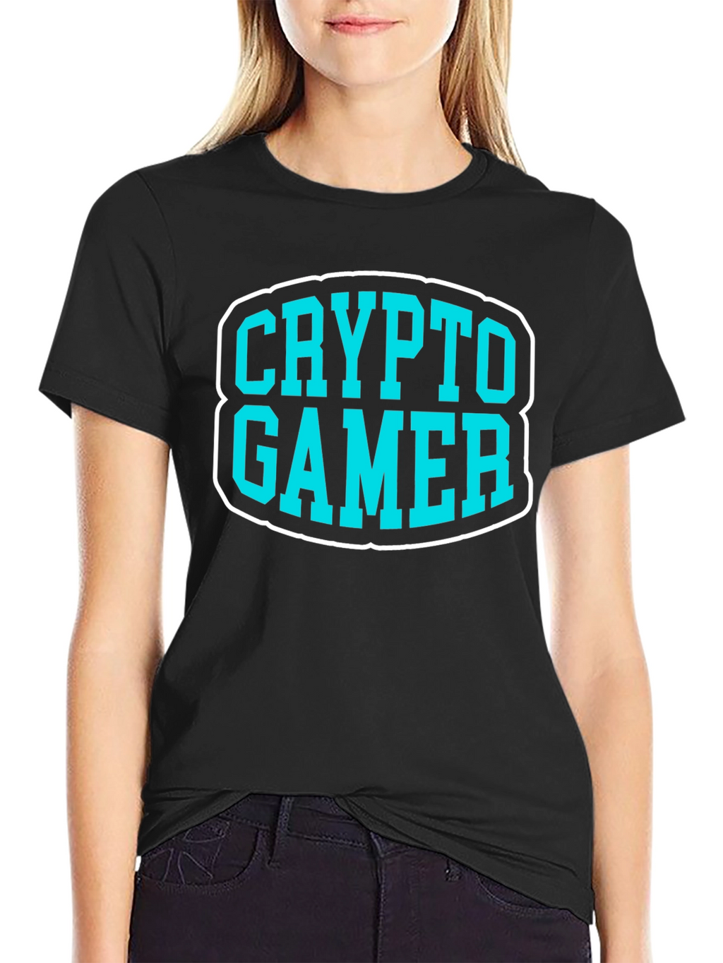 Crypto Gamer Black Graphic Tee