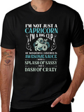 Capricorn Sassy and Crazy Graphic Tee