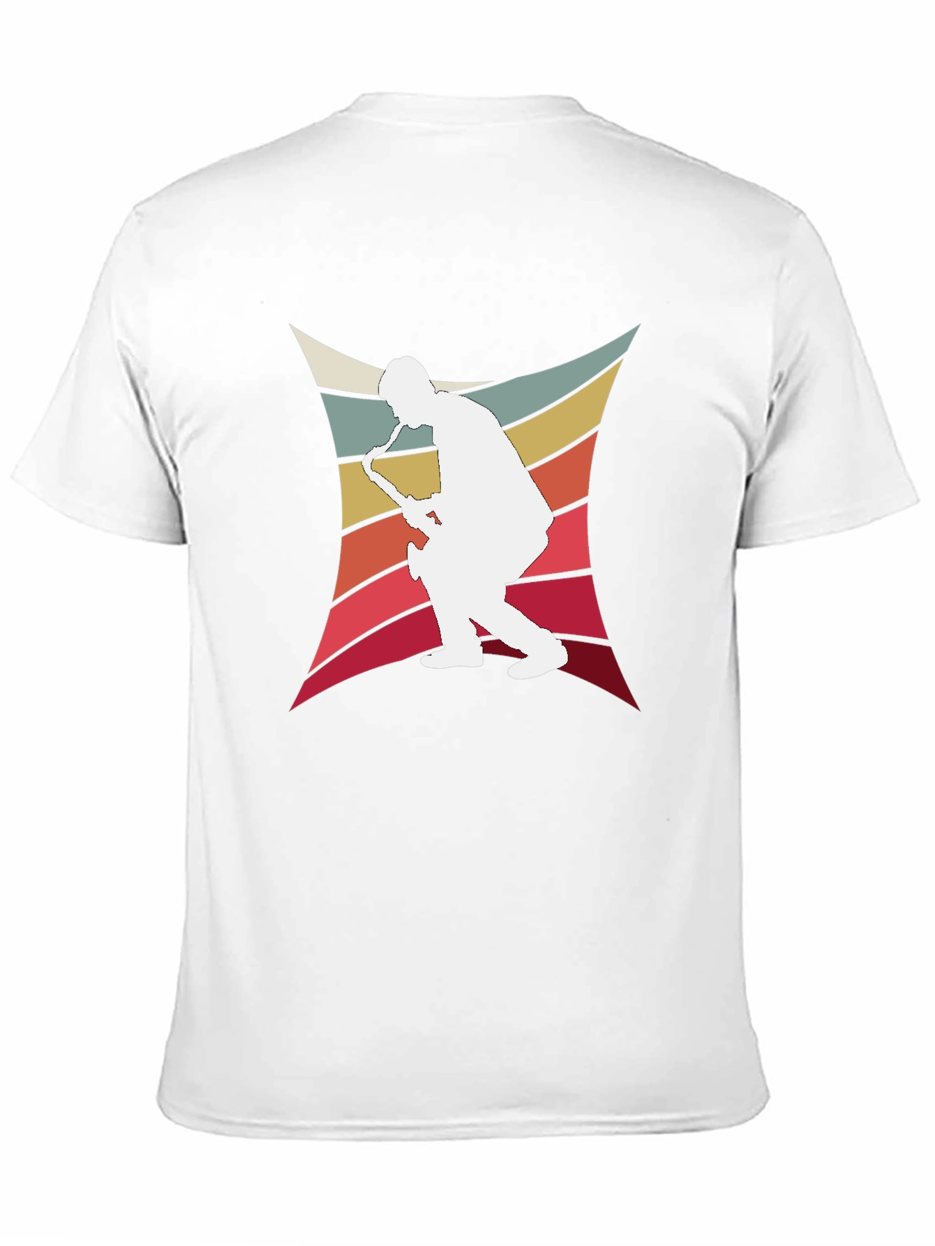 Retro Saxophone Player Graphic Tee