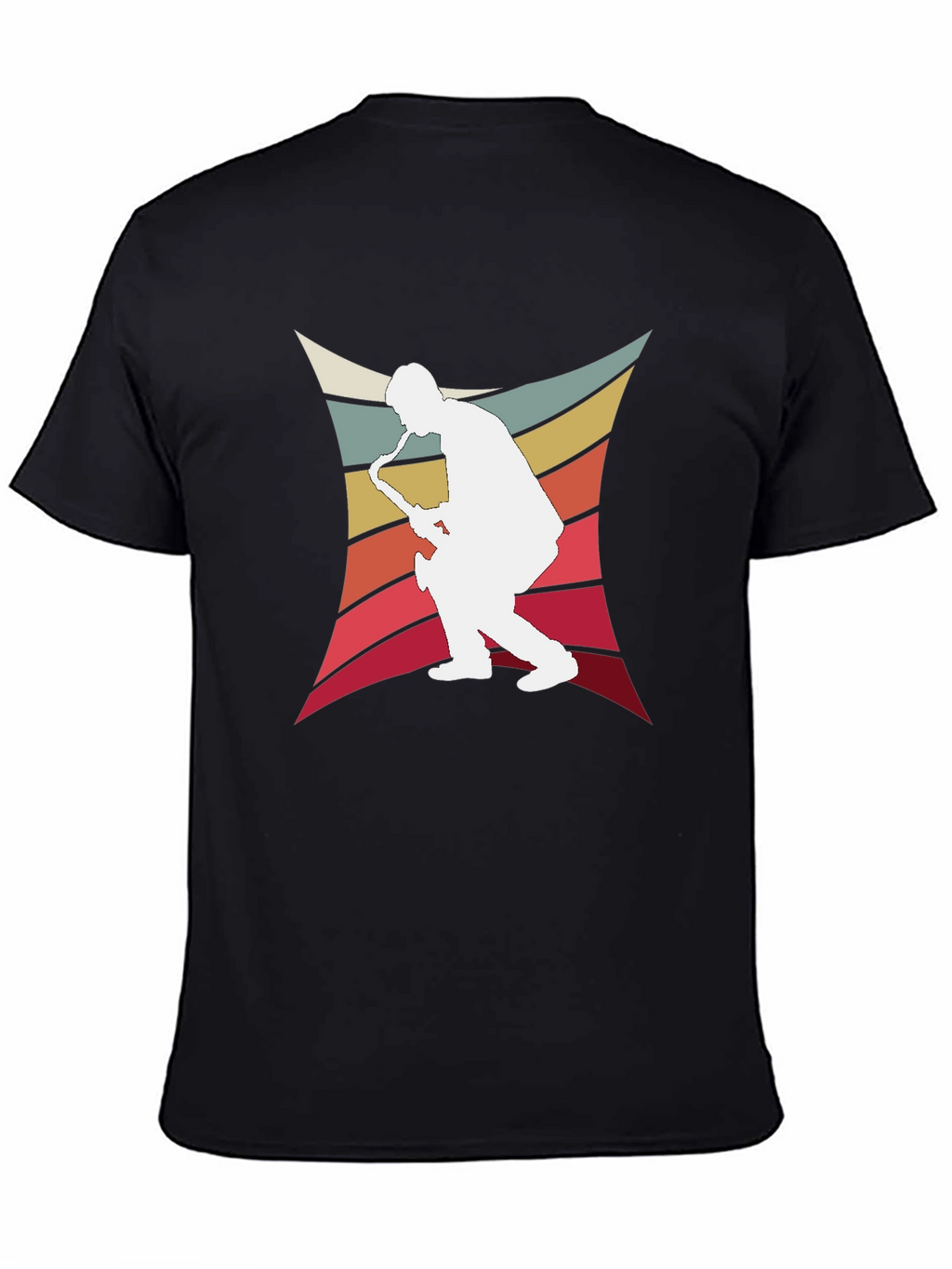 Retro Saxophone Player Graphic Tee