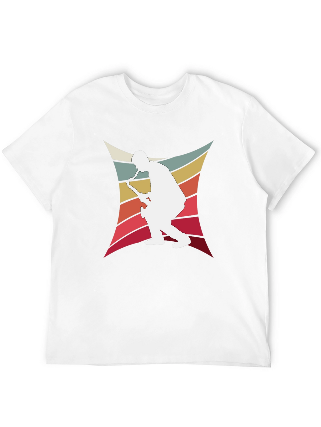 Retro Saxophone Player Graphic Tee