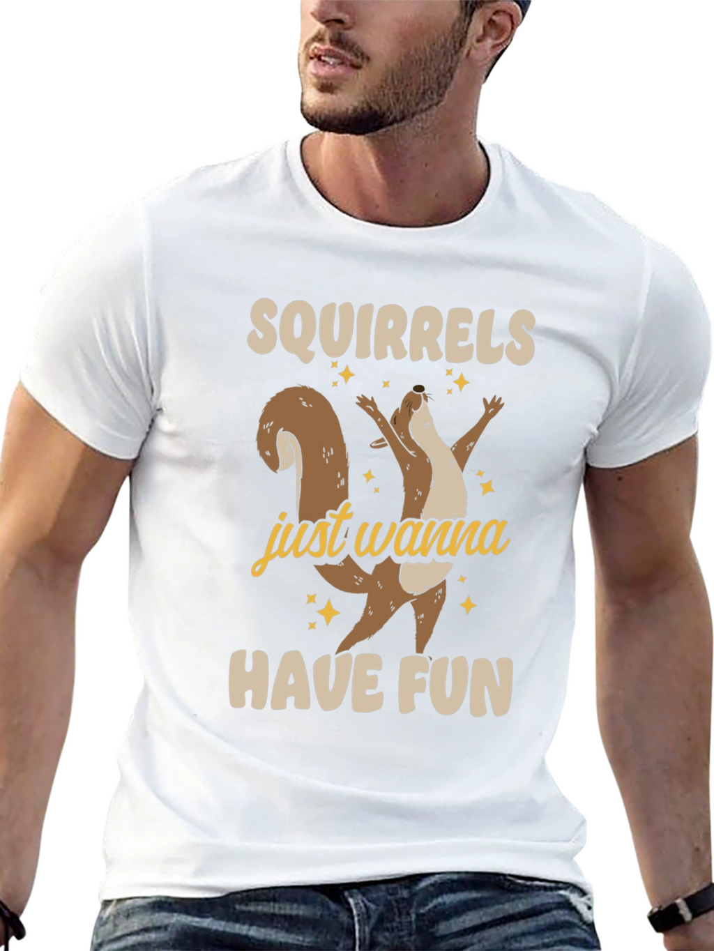 Squirrels Just Wanna Have Fun Graphic Tee - Unisex