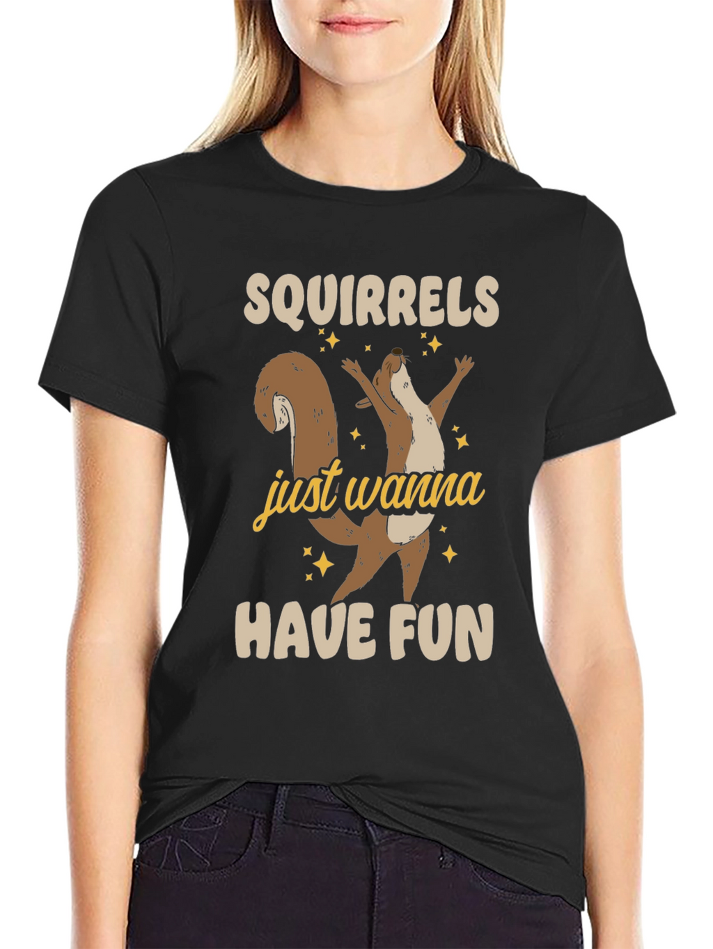 Squirrels Just Wanna Have Fun Graphic Tee - Unisex