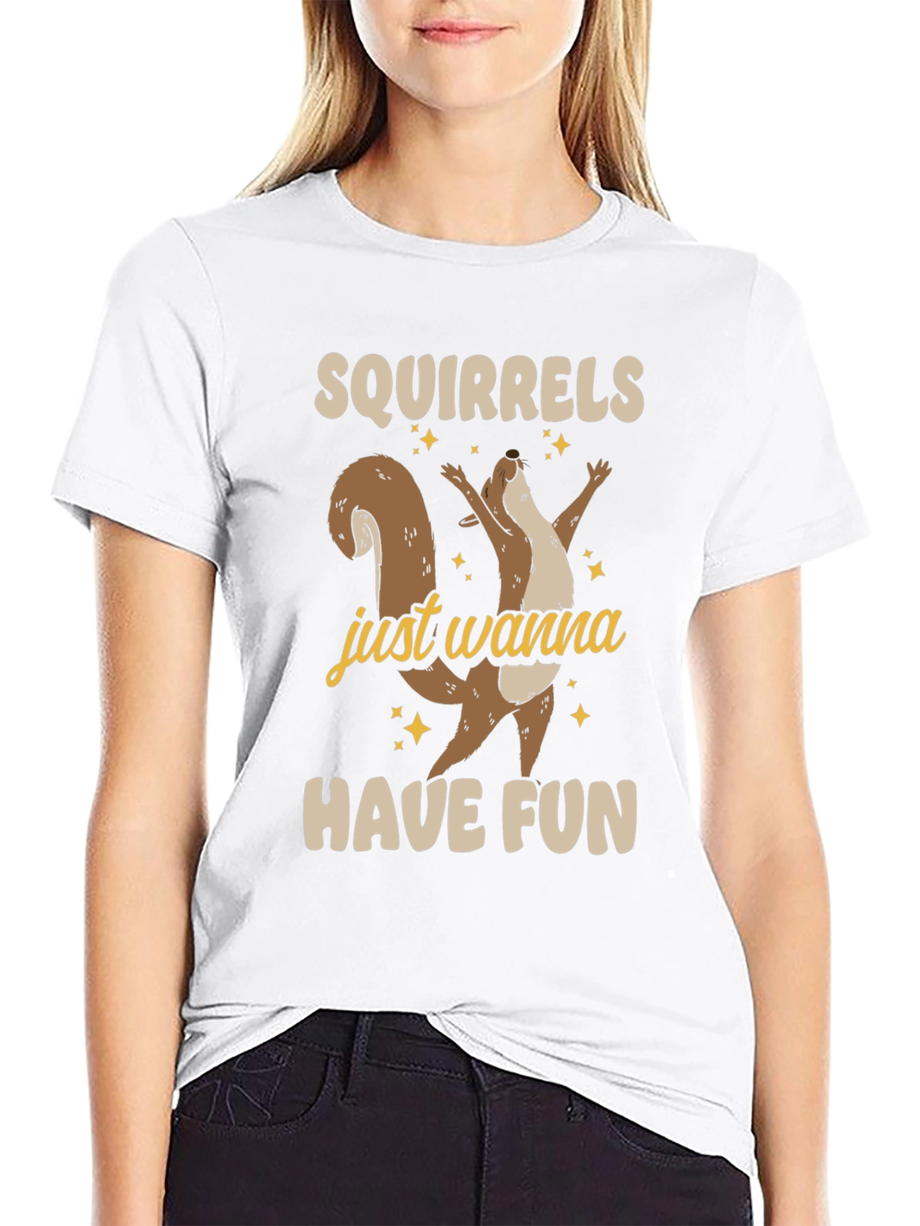 Squirrels Just Wanna Have Fun Graphic Tee - Unisex