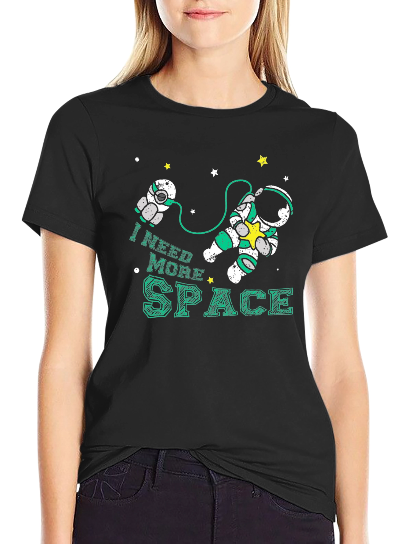 I Need More Space T-Shirt Astronaut Graphic Tee