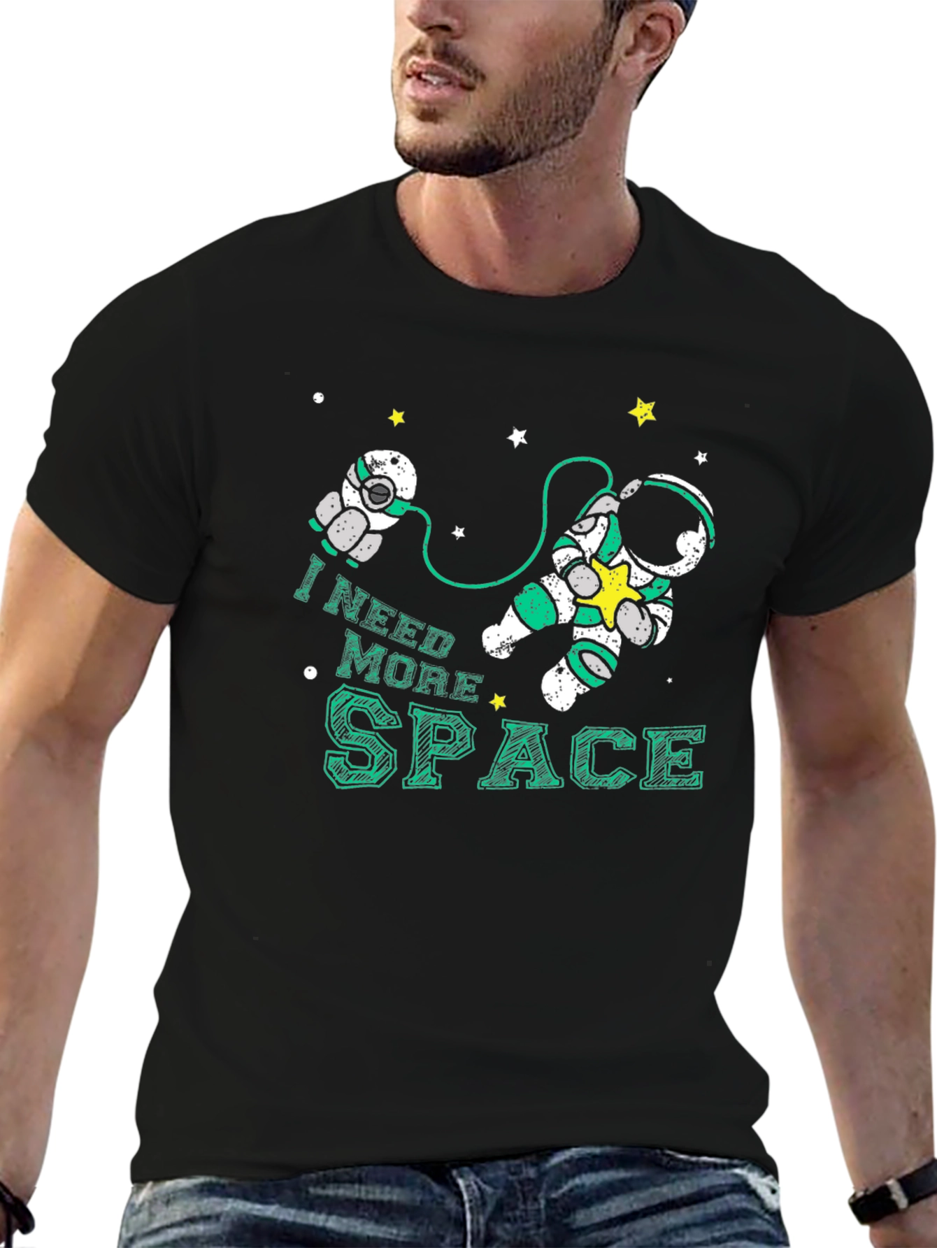 I Need More Space T-Shirt Astronaut Graphic Tee