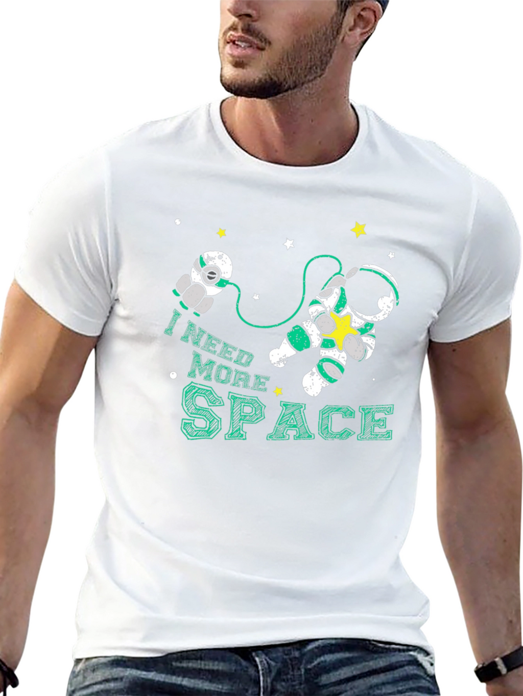I Need More Space T-Shirt Astronaut Graphic Tee