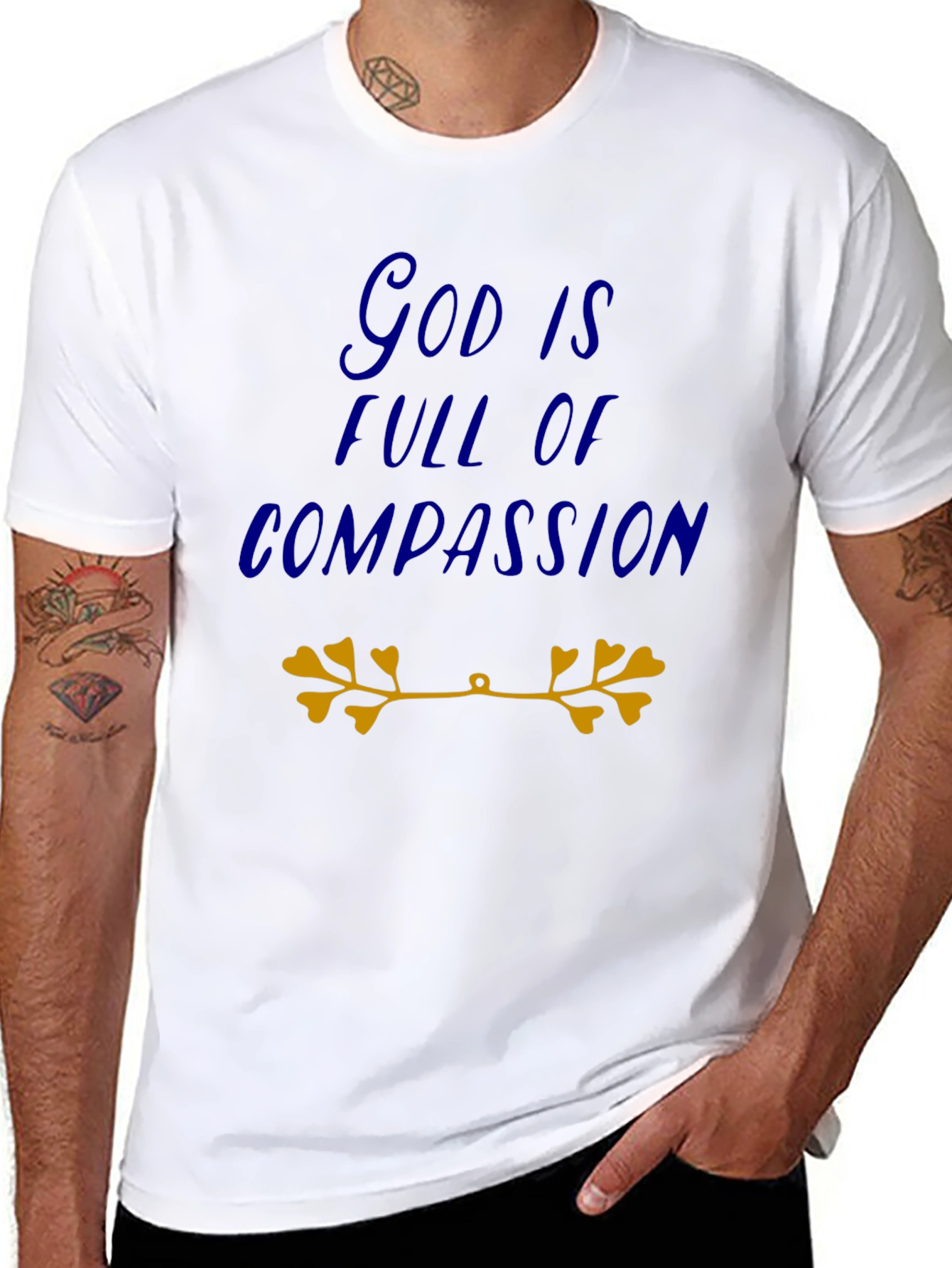 God is Compassion T-Shirt - Black