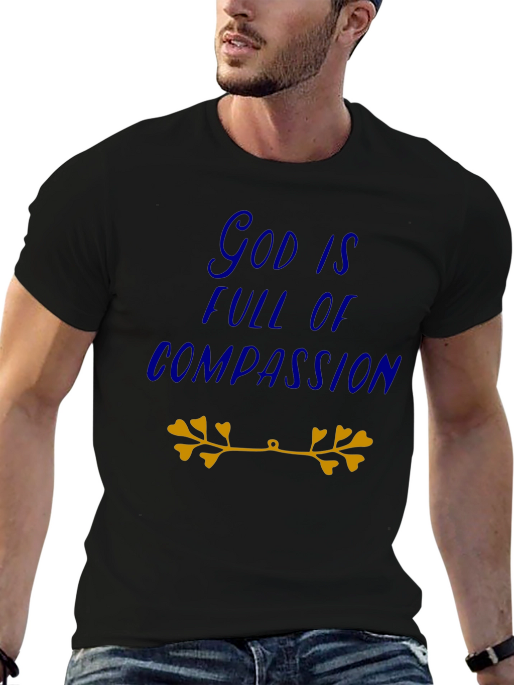 God is Compassion T-Shirt - Black